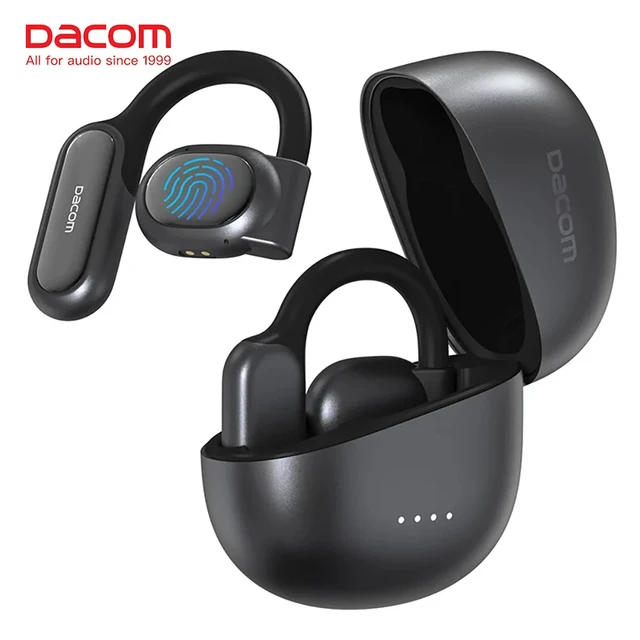 DACOM Earphones Wireless Bluetooth Headset TWS Super Bass Headphones Type C Bluetooth5.3 Open Earbuds With Dual Mic Noise Cancel AliExpress