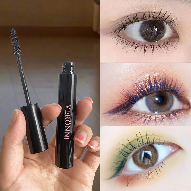 5D Colored Mascara Long-lasting waterproof, dense, slender and curling non-smudging & clumping natural eyelash easy to apply