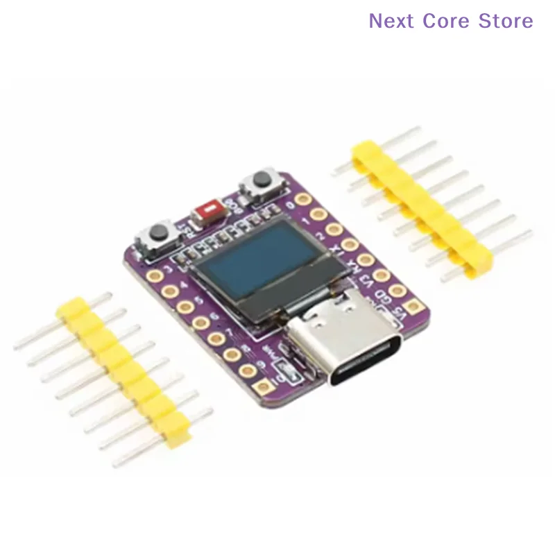 1Set ESP32-C3 OLED Development Board With 0.42 Inch OLED Module Ceramic Antenna Wifi Bluetooth ESP32 Supermini Development Board