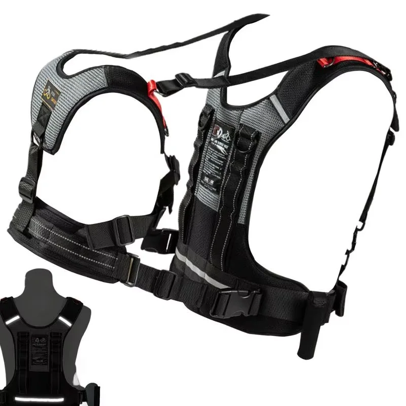 

Универсальный детский ремень безопасности двойного назначения, светоотражающий ремень на переднее и заднее сиденье для детей, велосипед, мотоцикл, езда на велосипеде, защитное снаряжение