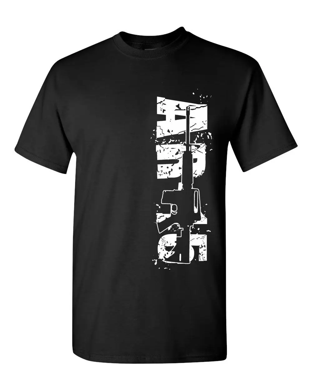 AR-15 Assault Rifle 2nd Second Amendment Gun Rights Guns Men's Tee Shirt