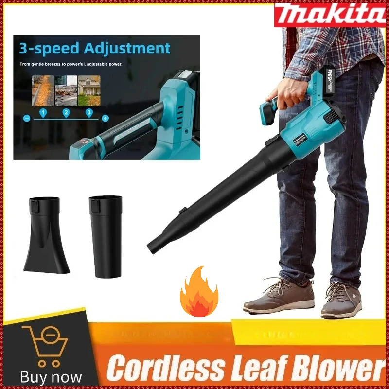 

Makita Cordless Electric Air Blower Handheld Efficient Leaf Snow Dust Blowing Cleaning Power Tool For Makita Battery