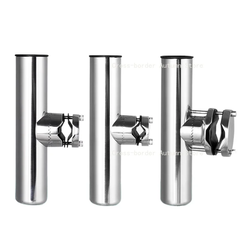 Stainless Steel Fishing Rod Holder Single Tube Rod Mount for Boat Yacht Motorcycle Fishing