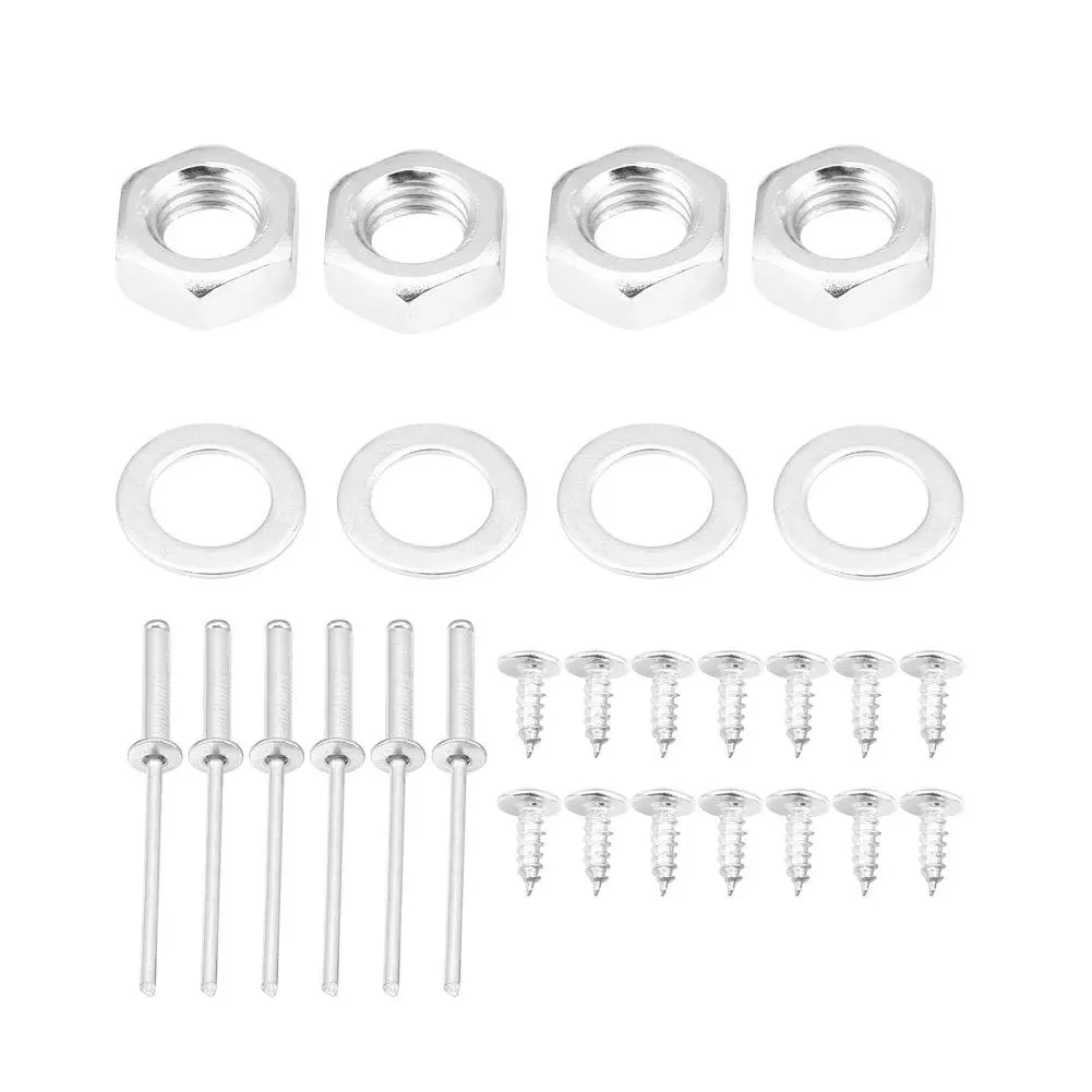 Universal Car Bonnet Lock Kit Aluminum Alloy Mount Hood Pin Car Styling Tunning Lock Kit Down Hood Lock Latch Pins Accessaries