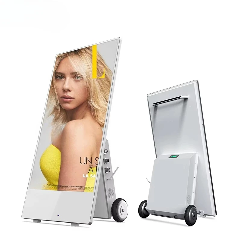 

Наружный водонепроницаемый складной портативный рекламный ЖК-дисплей с цифровой вывеской и питанием от батареи