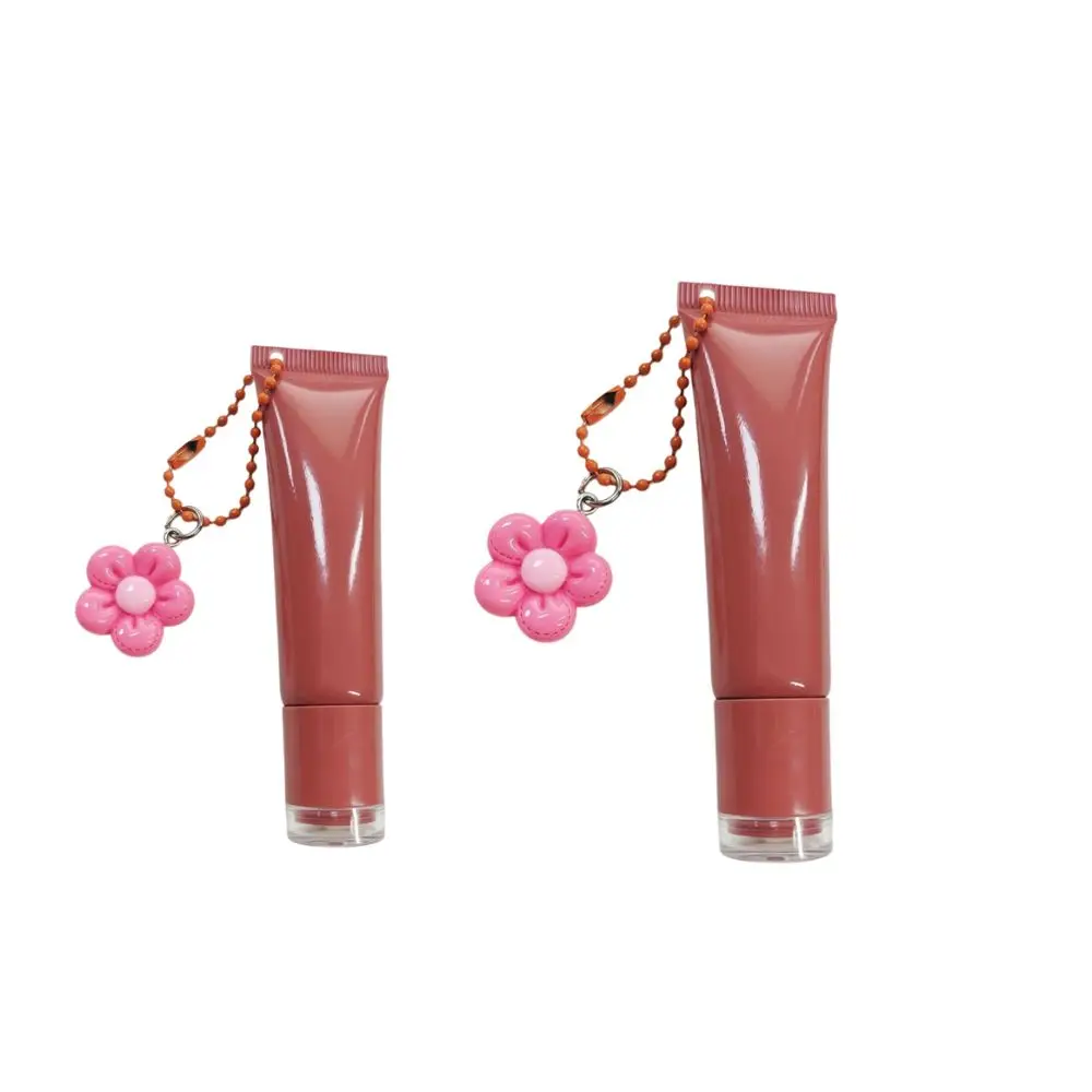 With Flower Pendant Portable Cosmetic Container Refillable Travel Bottle Leak-Proof Sub-Bottling Bottle 15ml Squeeze-type