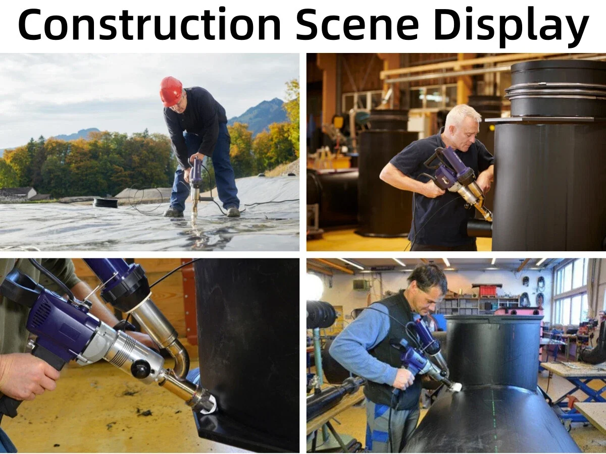 Weldy 30m HDPE Varilla de Soldadura de Plástico Negro ø 4 mm