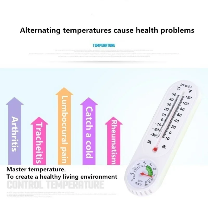 Household temperature and humidity meter