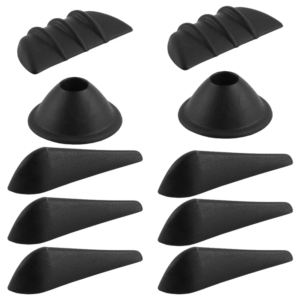 

10 Pcs Wind Noise Reduction Package Car Spoiler Wing Accessory Kit Hose Supply Window Flow Plastic Rearview Diversion Wiper