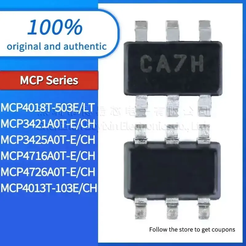 

HS MCP3425A0T MCP4716A0T MCP4726A0T MCP4013T-103 MCP4018T-503E/LT MCP3421A0T-E/CH New quality