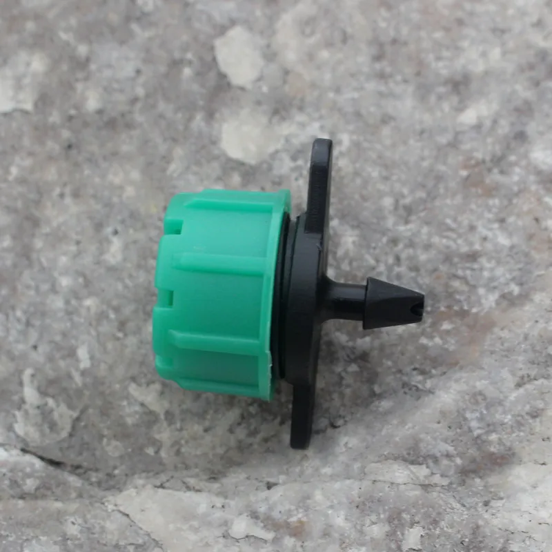 50pcs 8-Hole Green Flow Adjustable Dripper Garden  Emitter 1/4\