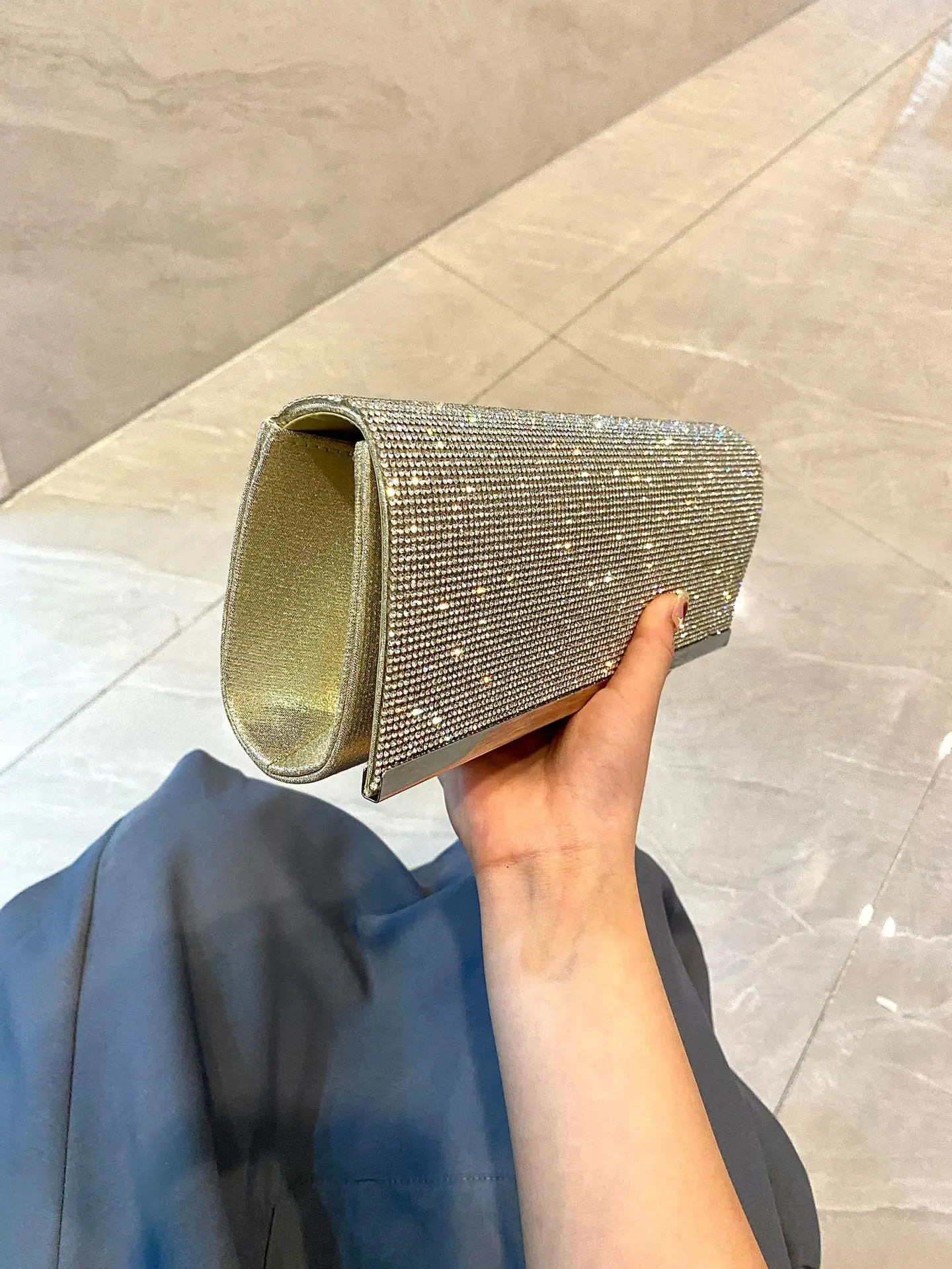 

Diamond-encrusted Fashion Light Luxury Clutch Bag Wedding Birthday Socialite Banquet Evening Wear Oblique Span Dinner Woman Bags