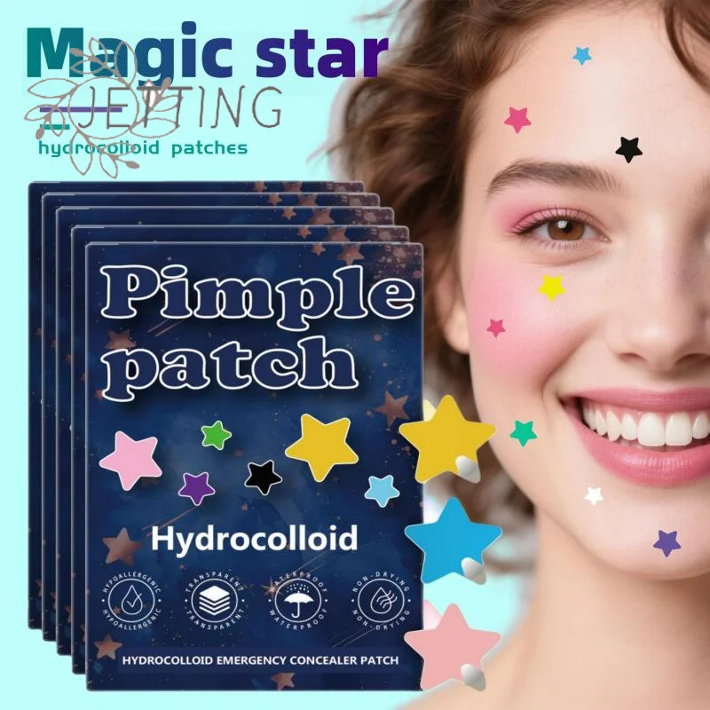 Hot 1400 Pcs Star Acne Sticker, Mild And Non-Irritating Acne Sticker, Covers Acne Flaws, Waterproof And Breathable