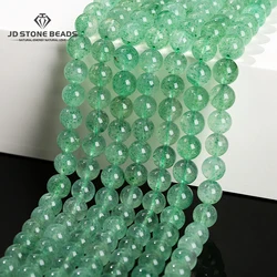 Natural Stone Green Strawberry Quartz Bead Round Loose Spacer 6 8 10mm Bead For Jewelry Making Diy Necklace Bracelet Accessory
