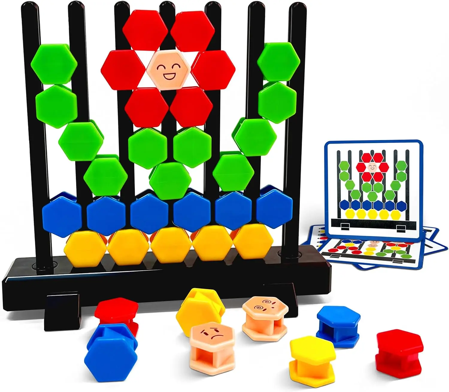 

3D Building Blocks Puzzle Board Games for Kid Adult Educational Toys Brain Teaser Puzzles Challenge Geometry Logic IQ Games STEM