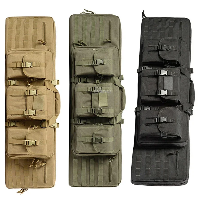 

Hunting Gun Bag Detachable Strap Tactical CS Shooting Padded Protection Doulbe Rifles Backpack Outdoor Sports Gun Carrying Bags