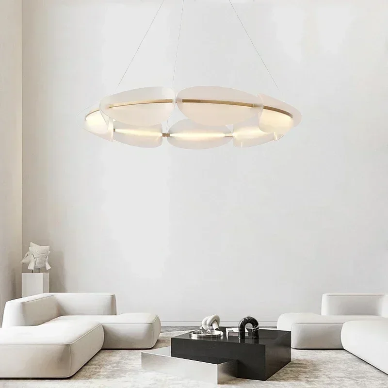 

Ordic Style Minimalist Decoration LED Pendant Light Dimmable Living Room Dining Kitchen Bedroom Hanging Lamp Indoor Lighting