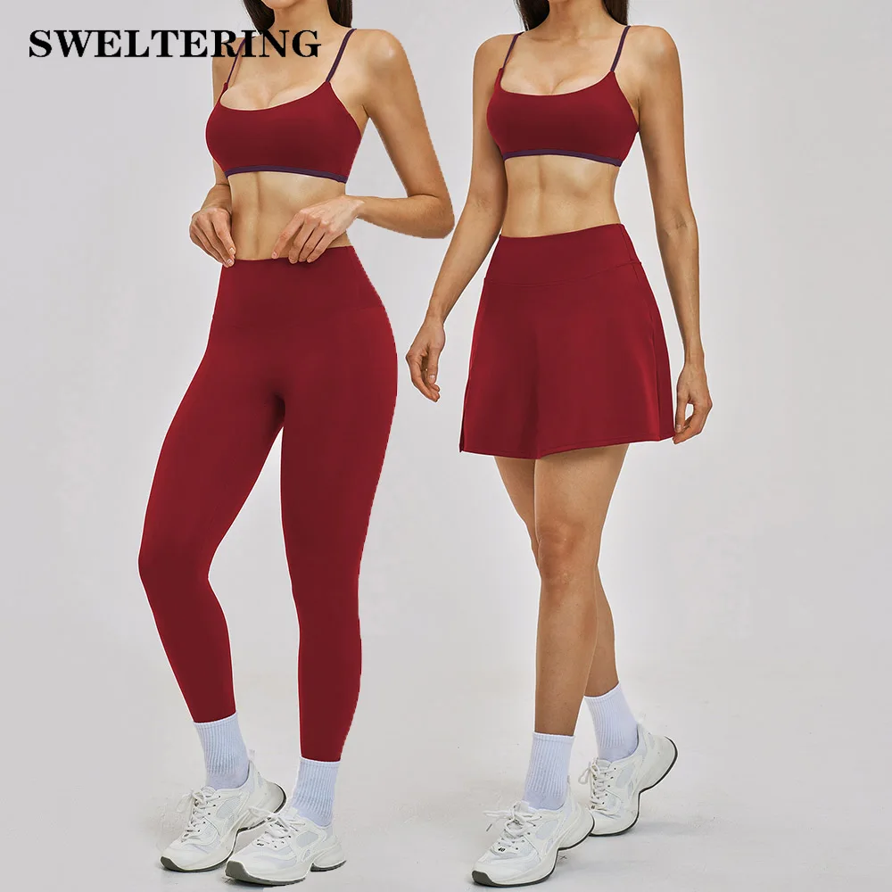Ensemble de yoga 2 pièces pour femme, tenue de sport, vêtements de fitness, ensemble de sport avec s