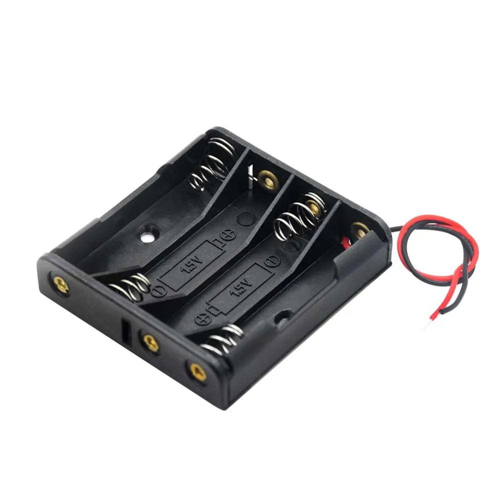 High Quality Storage Box ABS 1 2 3 4 Slot for AAA Battery Batteries Container Battery Holder Battery Storage Boxes Battery Box