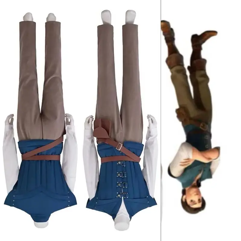 

Flynn Rider Cosplay Costume Vest Shirt Outfits Halloween Carnival Suit