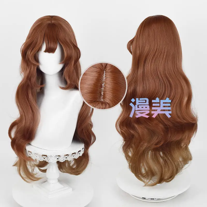 Identity V Little Girl Eurydice Cosplay Wig 78cm Long Mixed Color Wigs Heat Resistant Synthetic Hair For Women Halloween