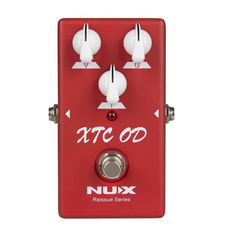 Pedal de Overdrive NUX XTC OD - True Bypass, Harmônicos Ricos para Blues e Rock Clássico