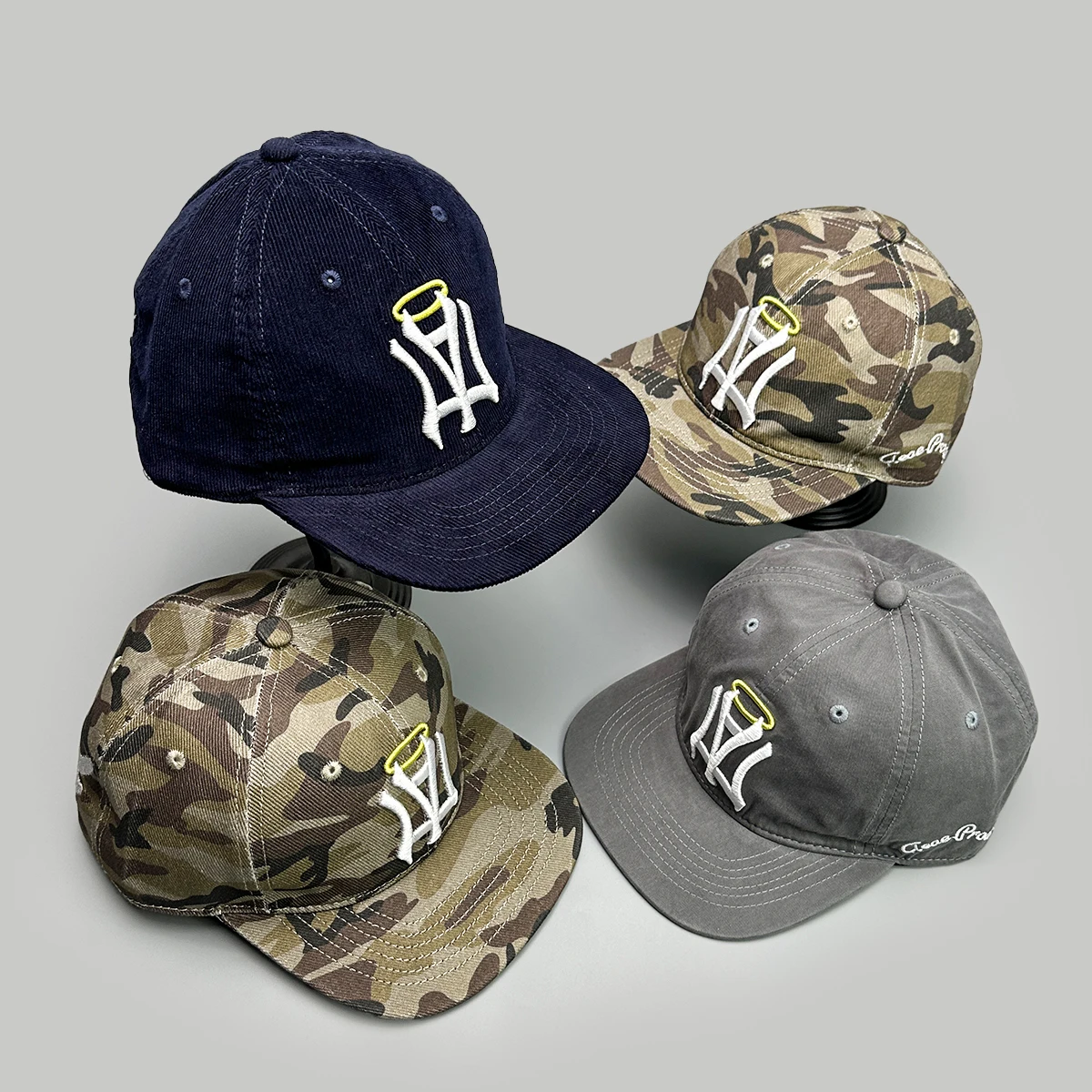 

Korean Flat Eave Wing Patched Letters Baseball Hats New Men Women Sunshade Street Versatile Personal Fashion Retro Peaked Caps