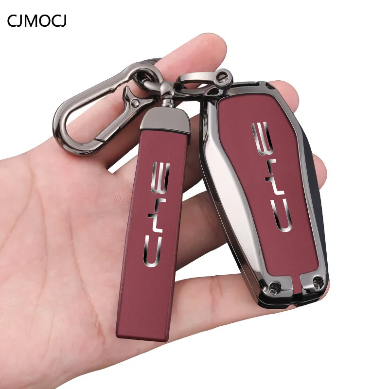 

Premium Zinc Alloy Key Cover Case for BYD Dolphin Tang Song Plus Han EV Yuan Pro Destroyer 05 - Protective Key Fob Shell