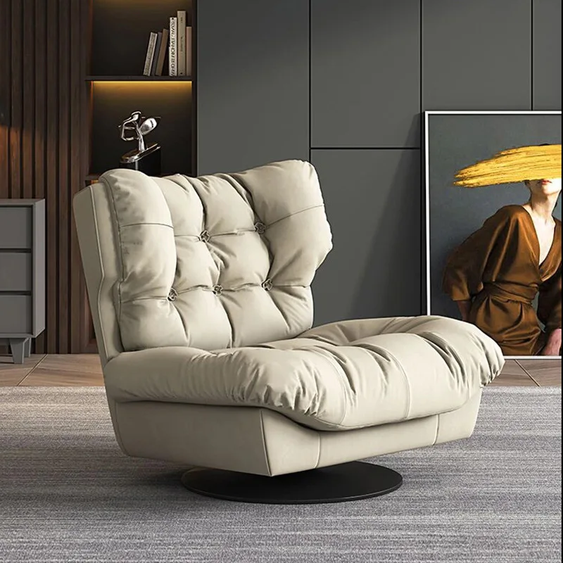 Single creative rotating leisure sofa chair