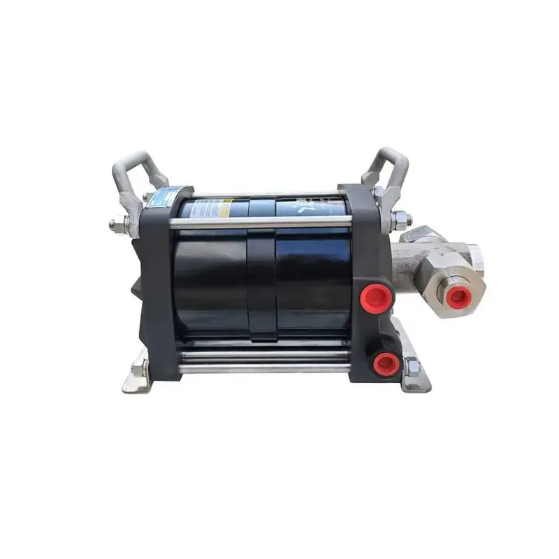 Hydro Pneumatic High Pressure Air Driven Liquid Pump Single Action Double Drive Single Acting Piston Pump Structure