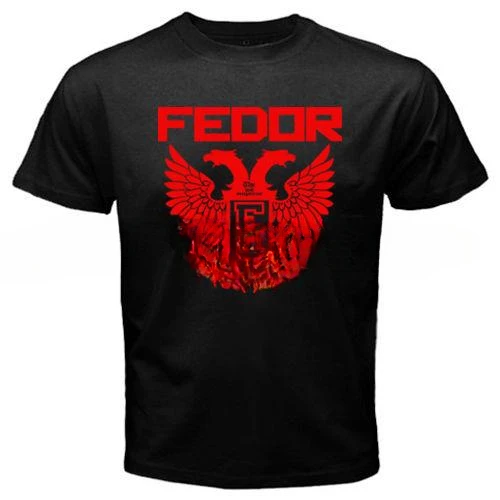 Tops Cool Tees New Pride Russian Fighter Legend Fedor Emelianenko Last Emperor Tee Mens T Shirts