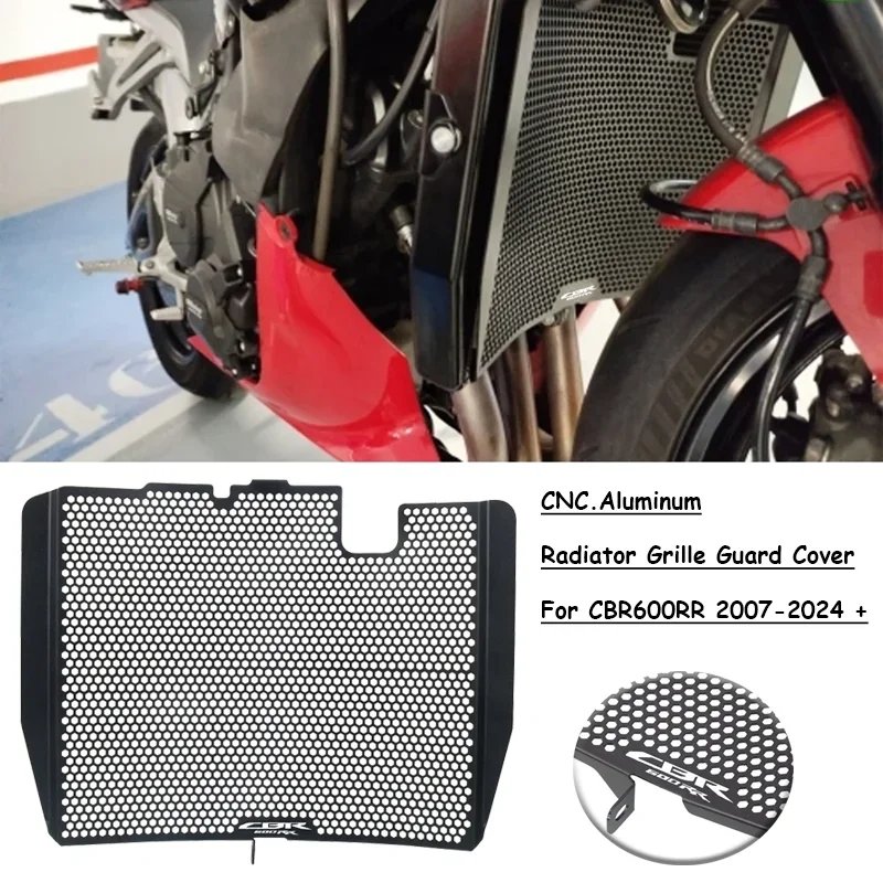 

Radiator Guard Protection Grille Cover For Honda CBR 600 RR F5 2007 2008 2009 2012 2013 2014 2015 2016 - 2024 CBR600 RR