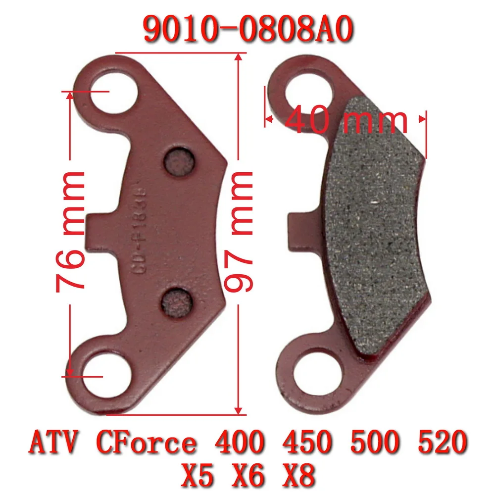 Front Brake Pad For CFMoto 9010-0808A0 ATV Accessories CF500 X5 GOES500 CF500AU CF Moto Part EXPLORER EVEREST 500 L