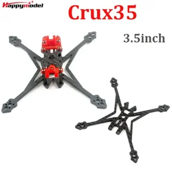 HappyModel Crux35 wysokiej rozdzielczości 3,5 cala FPV Racer Drone zestawy ramy z włókna węglowego do części RC Quadcopter RC