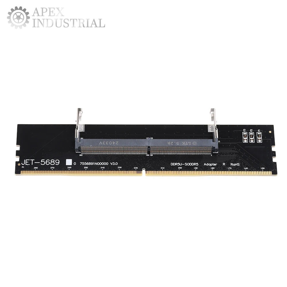 SEAFRONT DDR5 U-DIMM Naar SO-DIMM Adapter – Laptopgeheugen Naar Desktop – Robuuste PCB – Eenvoudige Installatie – Voor Computerreparatie En Testomgevingen