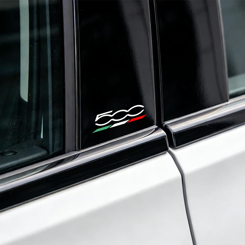 4 Pack Car Decoration Stickers Body Stickers for Fiat 500 Panda 500e Tipo Cronos Argo Ducato Panda 500L Car Accessories Tools