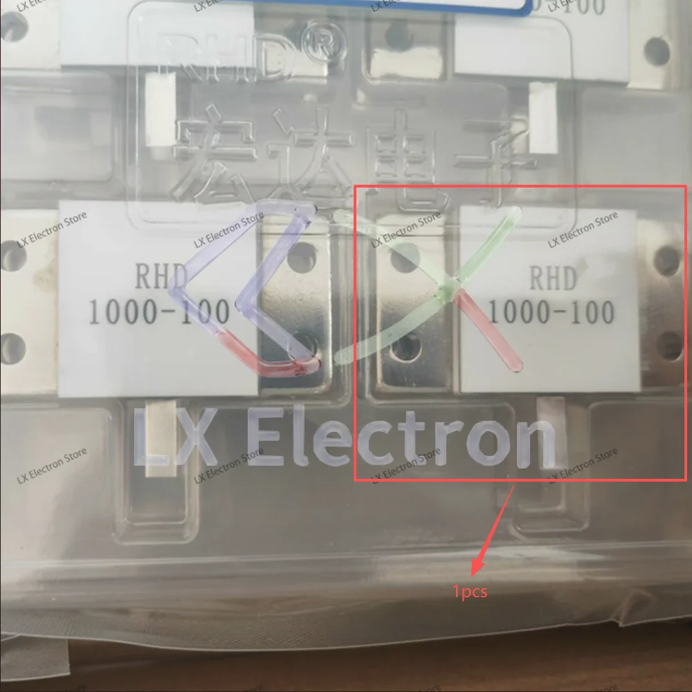 Resistencia de Potencia RF 800W 50ohm | 1000W 100ohm 200ohm 50ohm | Carga ficticia de terminación de alta potencia para microondas de 100W y 5kohm con brida, 1 unidad/lote