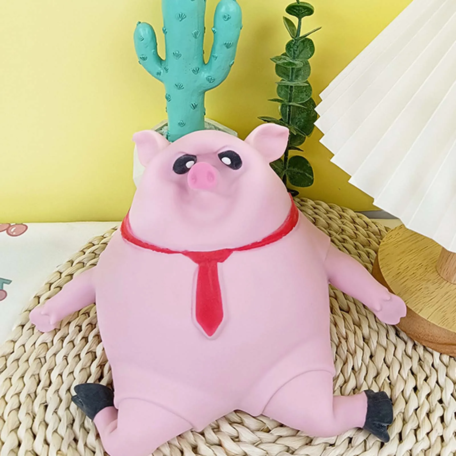 Cute Pink Pig Anti Stress Squeeze Sensory Toys Safe and Non-toxic Novelty Decompression Toys for Kids Birthday Children's Day