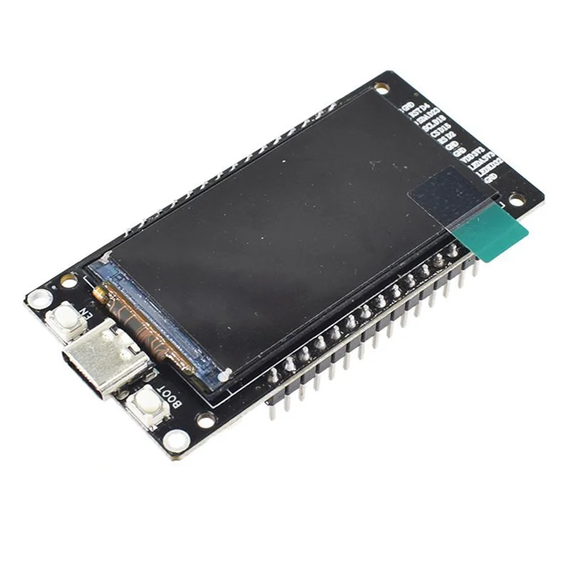 

FFYY-ESP32 Макетная плата 1,9-дюймового ЖК-экрана Макетная плата Wi-Fi и Bluetooth Type-C для Arduino Micropython