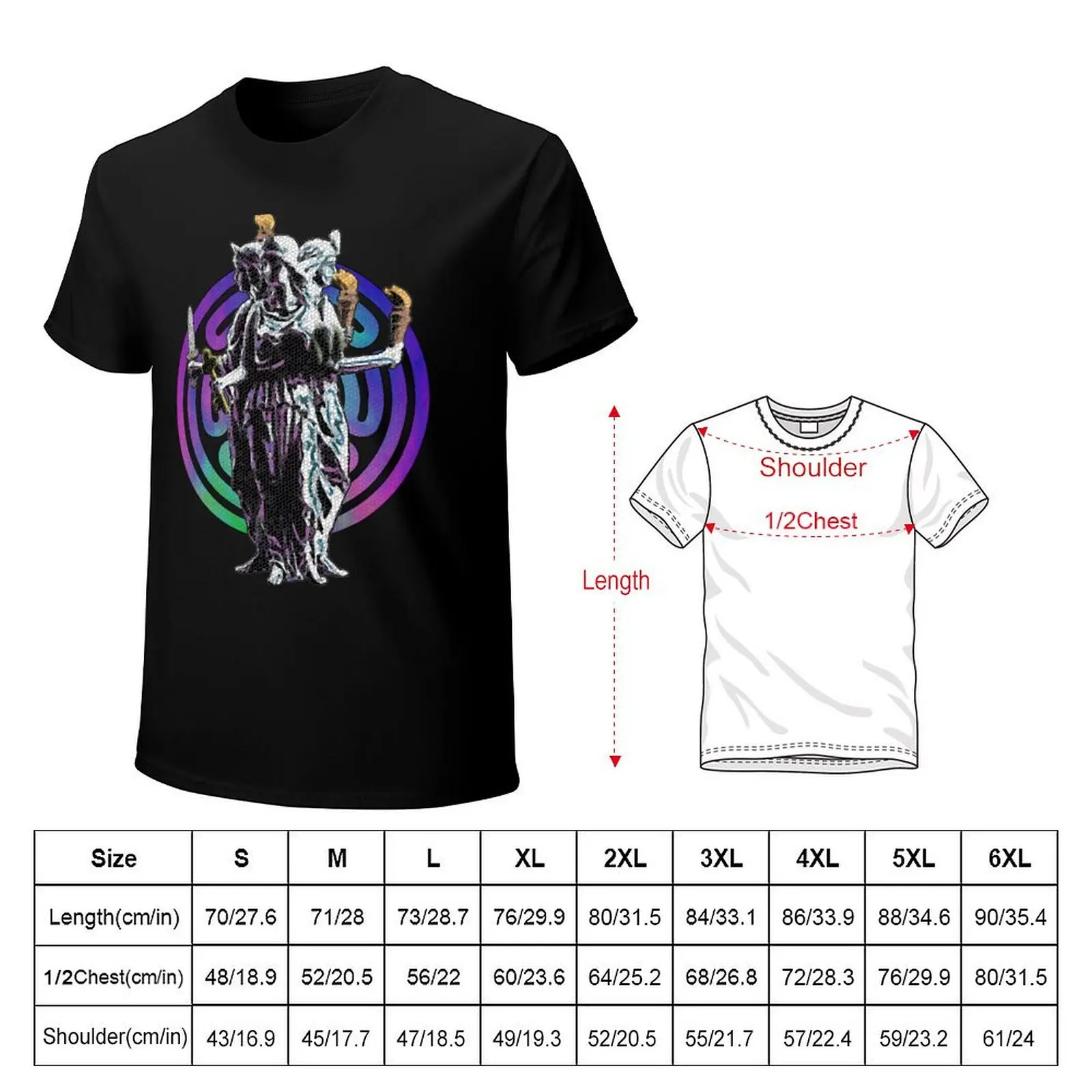 Hecate/Hekate - Greek Goddess of Magick and Witchcraft T-Shirt Basic Tee Shirt for Everyday Outfit