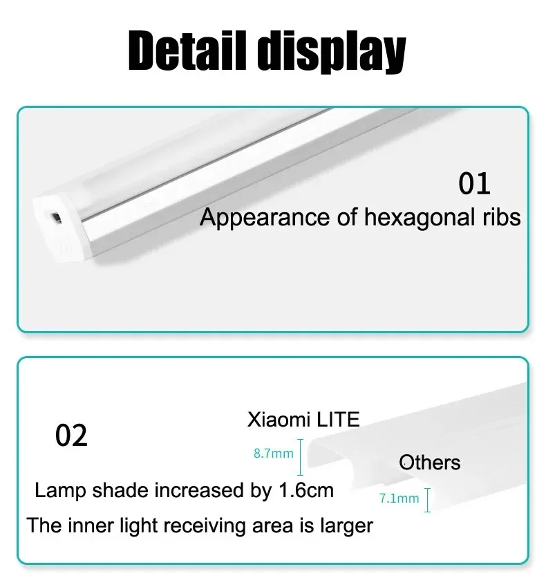 Night Lamp With Motion Sensor Usb Rechargeable Wireless LED Magnetic Light Strip For Bedroom Kitchen Bedside Cabinet Lights