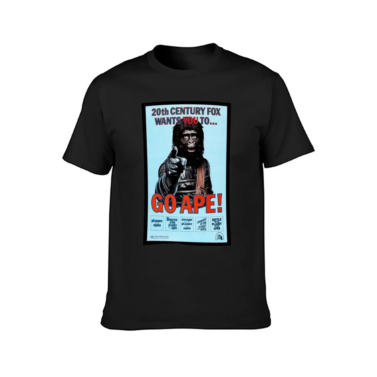 Go Ape Plant Of Apes T-Shirt quick-drying tops mens t shirt graphic