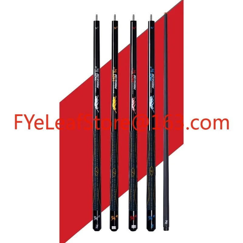 Stick Uni lock joint  1/2 Carbon  fiber Shaft Maple Wood Butt Pool Cue 58