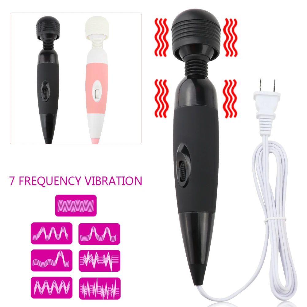 Wired Style Massage Vibrator Female Masturbator Powerful Body Massager G Spot Clitoris Stimulator Sex Toys for Women