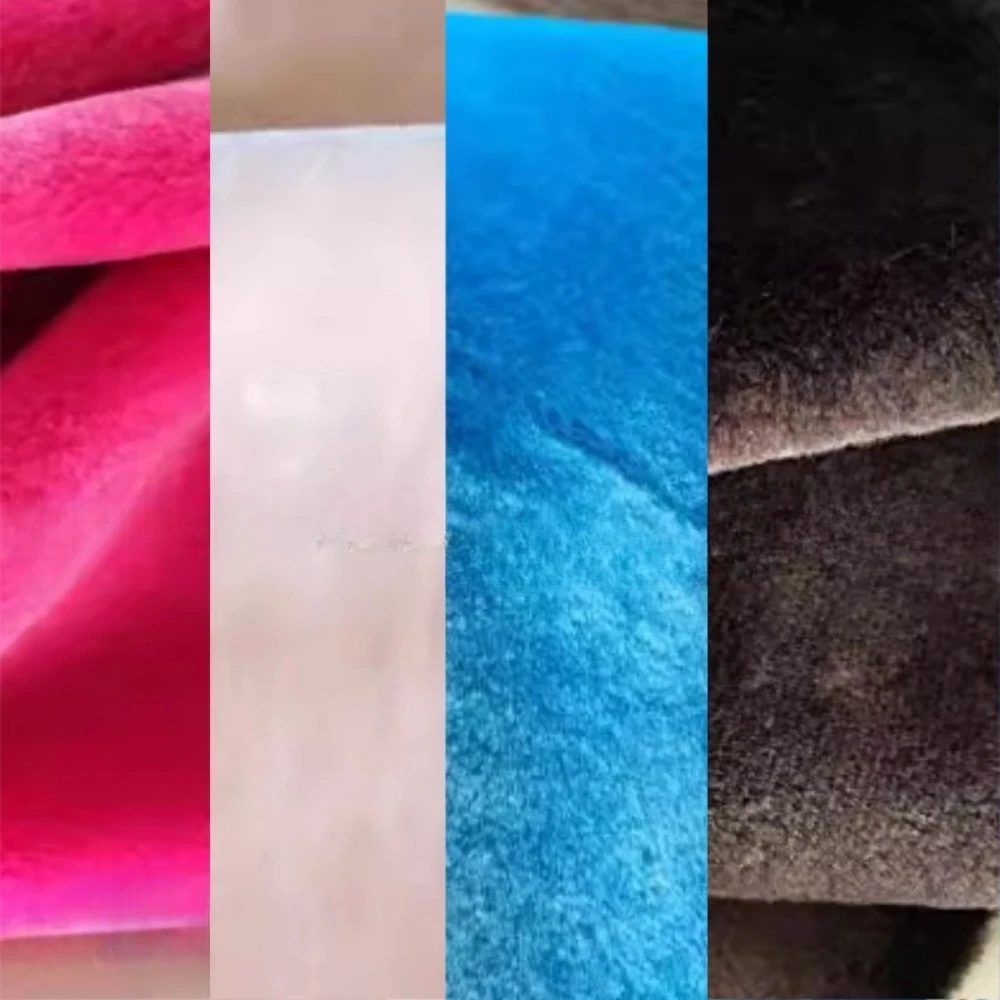 

5mm Short Plush Encrypted Soft Fabric for Counter Display Cloth Decorative Clothing Carpet Decorative Mat Sewing Material