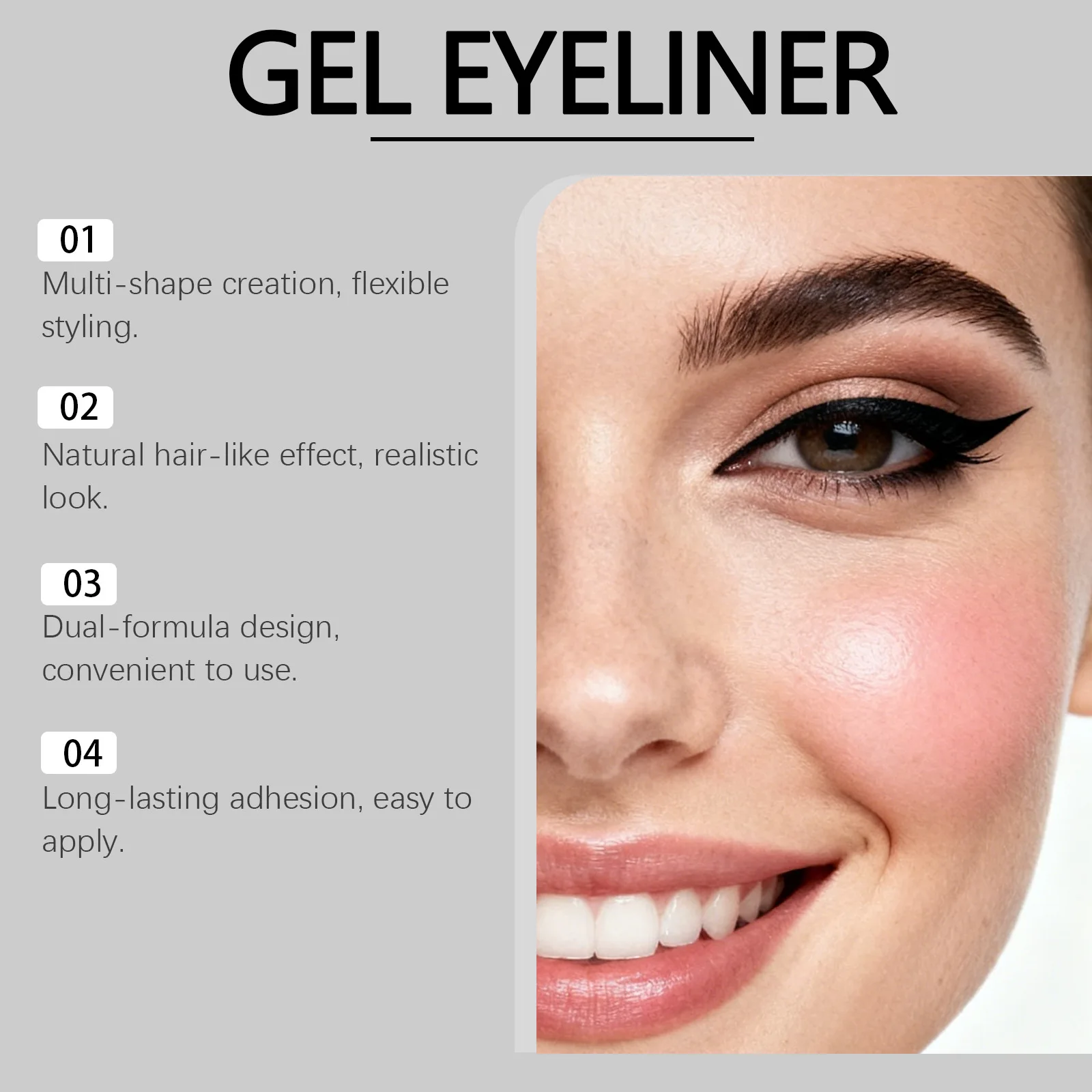 Dwustronny zestaw do farbowania brwi, mikroblading, wodoodporny płynny pomad do brwi, cienki eyeliner w kredce do makijażu.