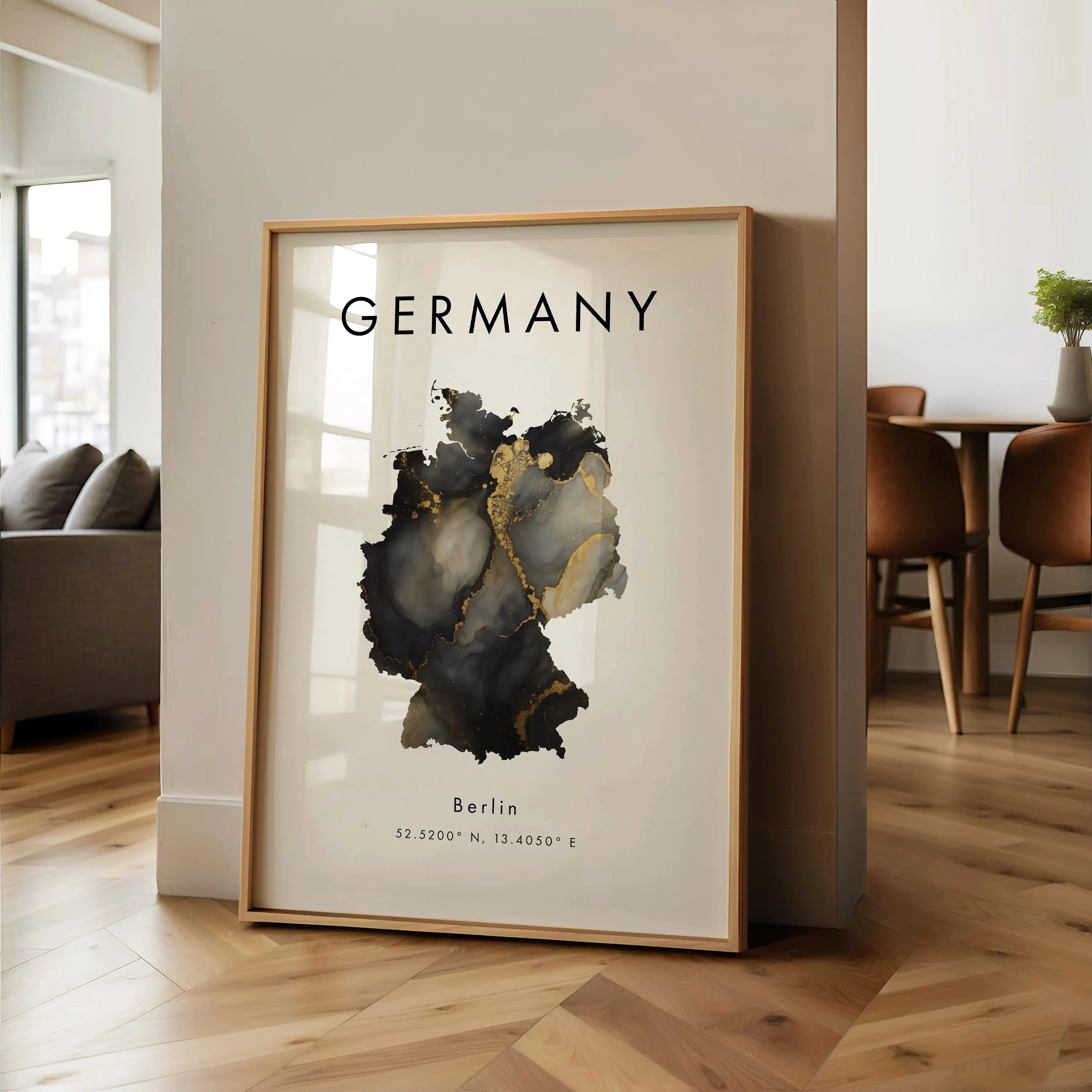Affiche imprimée de carte euro - Photography Mapped avis et prix