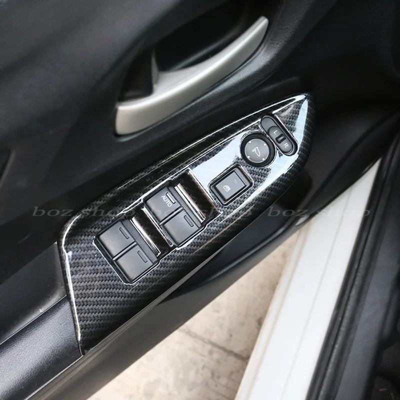 Per Honda Fit 2014 2015 2016 2017 2018 2019 adesivi decorativi di sollevamento del vetro dell\'auto accessori speciali per auto di modifica d\'interni