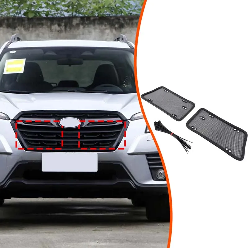 

Для Subaru Forester 2019-2024 передний бампер, решетка, сетка, вентиляционная крышка, решетка, защита от насекомых, сетка, аксессуары