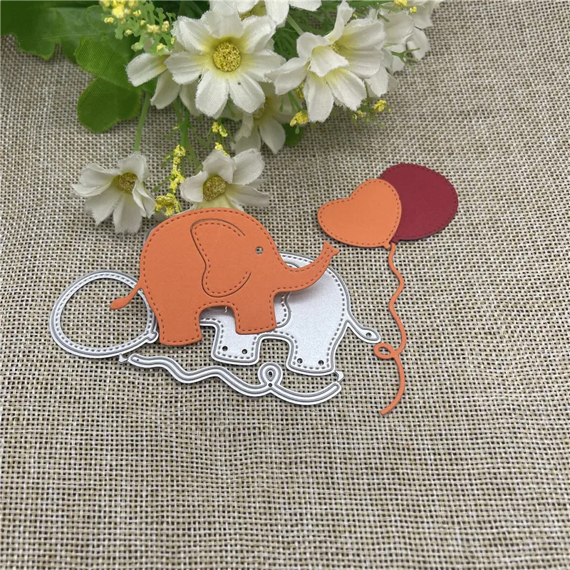 Elephant Crab  Metal Cutting Dies Stencils For DIY Scrapbooking Decorative Embossing Handcraft Template